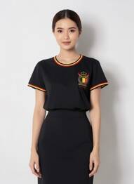 T-shirt noir ZEB STYLE LAB  femme