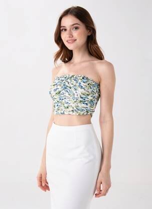 Débardeur blanc MANGO femme