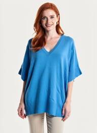 Pull bleu BLACK ROSE femme