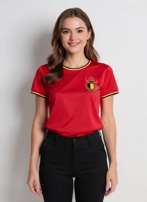 T-shirt rouge ZEB STYLE LAB  femme