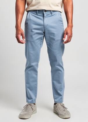 Pantalon chino bleu BRUCE & BUTLER  homme