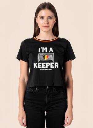 T-shirt noir ZEB STYLE LAB  femme