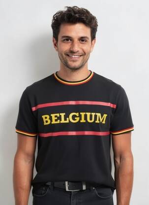 T-shirt noir ZEB STYLE LAB  homme