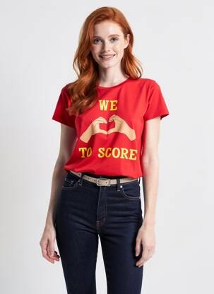 T-shirt rouge ZEB STYLE LAB  femme