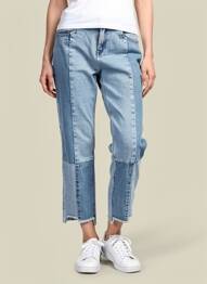 Pantacourt bleu MANGO femme