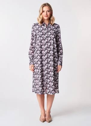 Robe mi-longue noir VERO MODA femme