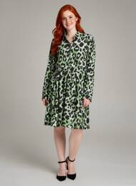 Robe mi-longue vert VILA femme