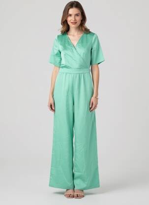 Combi-pantalon vert VERO MODA femme