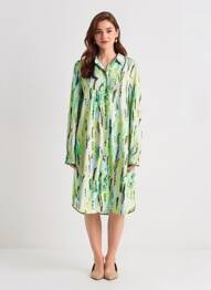 Robe mi-longue vert VERO MODA femme