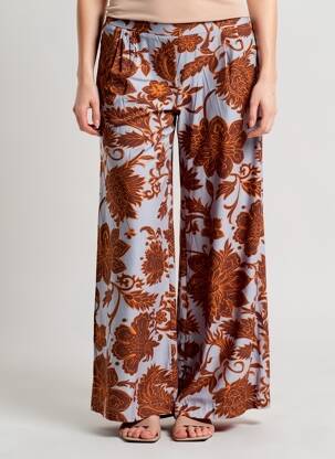 Pantalon large orange VERO MODA femme