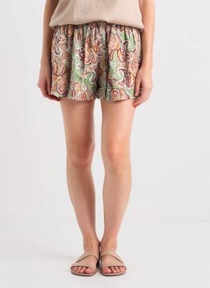 Short orange MANGO femme
