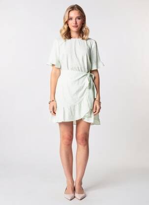 Robe courte vert VERO MODA femme