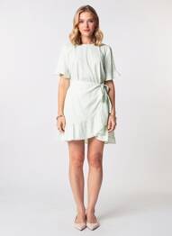 Robe courte vert VERO MODA femme