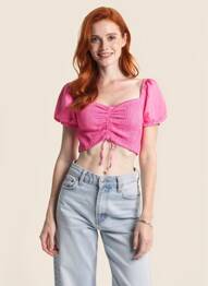 T-shirt rose TALLY WEIJL femme