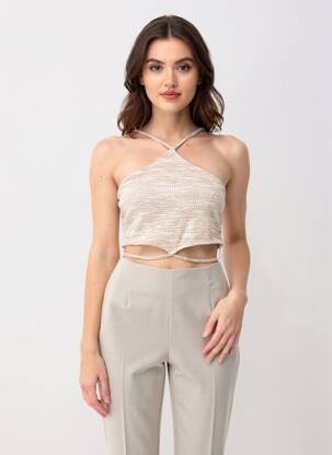 Débardeur beige TALLY WEIJL femme