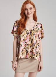 Chemisier marron VERO MODA femme
