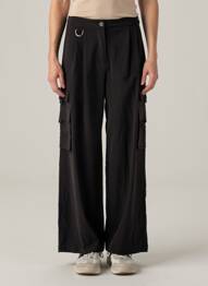 Pantalon cargo noir TALLY WEIJL femme