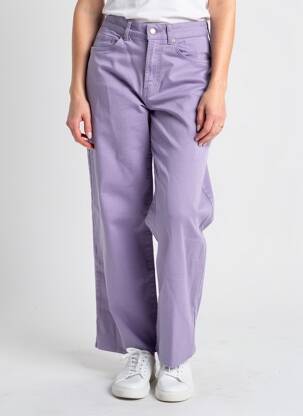 Pantalon droit violet ONLY femme