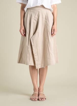 Jupe short marron LE FABULEUX MARCEL DE BRUXELLES femme