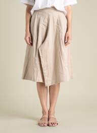 Jupe short marron LE FABULEUX MARCEL DE BRUXELLES femme