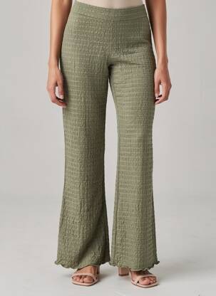 Pantalon flare vert HAILYS femme