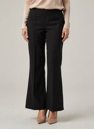 Pantalon flare noir JACQUELINE DE YONG femme