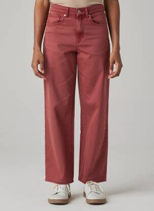 Pantalon droit rouge ONLY femme