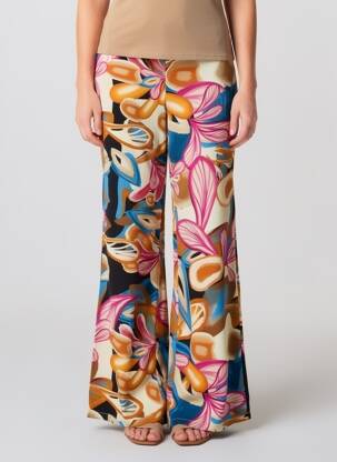 Pantalon flare multicolore ASTRID BLACK LABEL femme