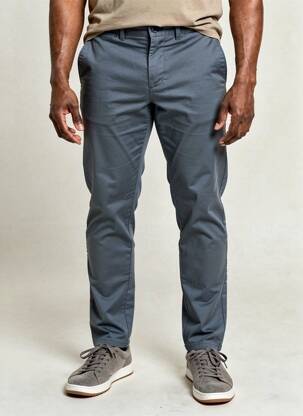 Pantalon chino bleu MANGO homme