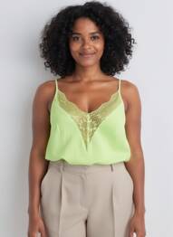 Top jaune MORGAN femme