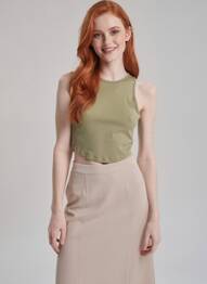 Top vert ONLY femme