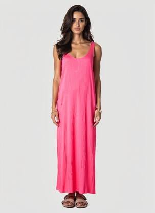Robe courte rouge PIECES femme