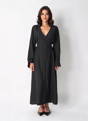 Robe longue noir ASTRID BLACK LABEL femme