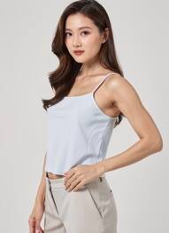 Top bleu ONLY femme