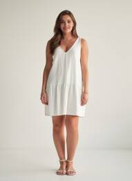 Robe courte blanc VERO MODA femme