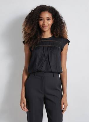 Chemisier noir VERO MODA femme