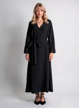 Robe longue noir YUGEN femme