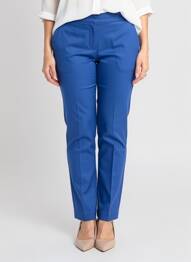 Pantalon chino bleu MORGAN femme