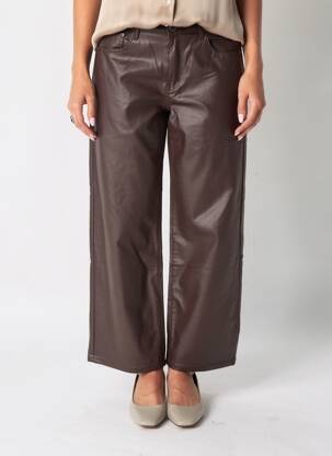 Pantalon droit marron SORBET femme