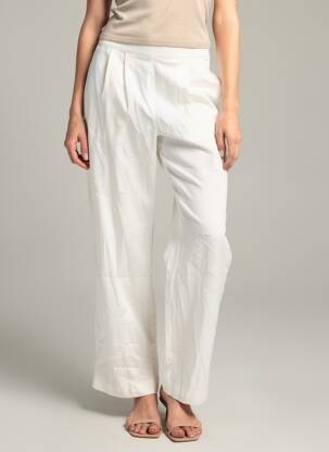 Pantalon droit blanc VILA femme
