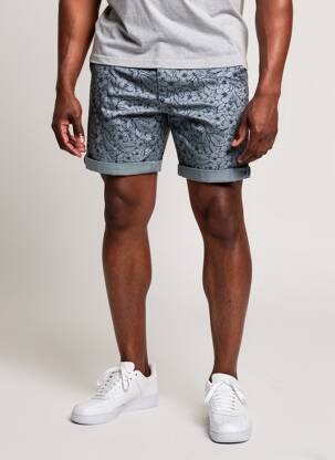 Short bleu BRUCE & BUTLER  homme