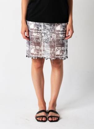 Jupe courte blanc DAISY STREET femme