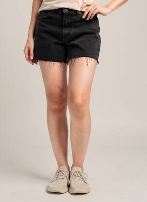 Short noir JACQUELINE DE YONG femme