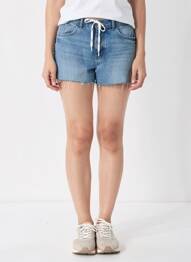 Short bleu ONLY femme