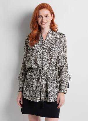Chemisier noir GOLD & SILVER femme