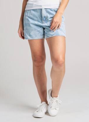 Short bleu ONLY femme