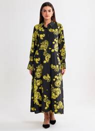 Robe longue noir ASTRID BLACK LABEL femme