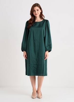 Robe longue vert VILA femme