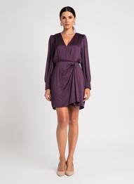 Robe longue violet MORGAN femme