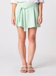 Jupe courte vert JACQUELINE DE YONG femme